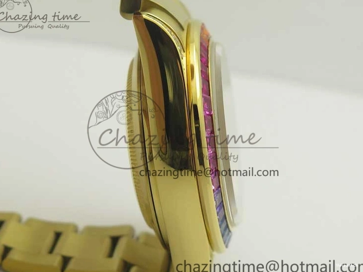 Edition Crystal Best BLF Bracelet on Black Dial YG YG Rainbow Daytona A4130 116589RBOW 0316